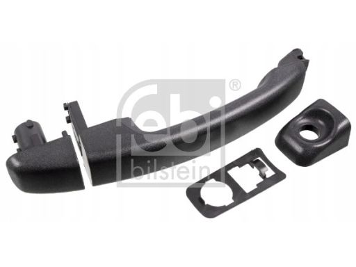 Fe180049 Klamka Drzwi Przód/Tył L/P (Zewnętrzna, Czarny) Pasuje Do: Ni