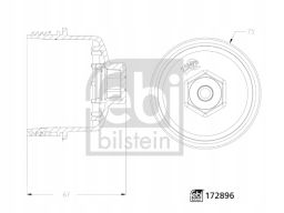 Fe172896 Obudowa Filtra Oleju (Z Pierścieniem Uszczelniającym) Pasuje
