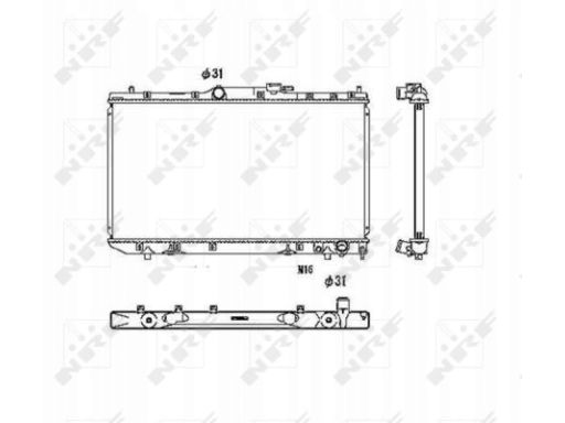 Chłodnica Silnika 53446