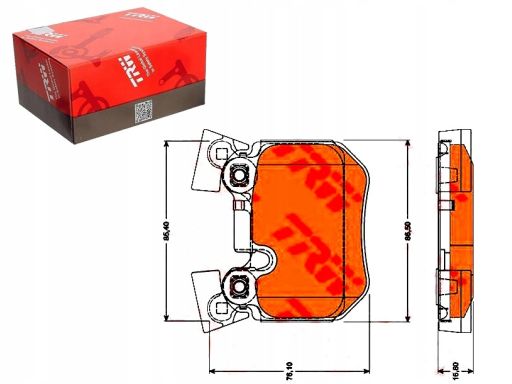 Klocek Hamulcowy Kpl. Gdb1795