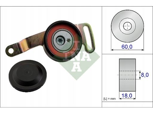 533 0078 10 Rolka Napinająca Pasek Wielorowkowy Pasuje Do: Smart Cabri