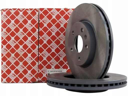 Fe39186 Tarcza Hamulcowa Przód L/P Pasuje Do: Chevrolet Aveo, Bolt, Cr