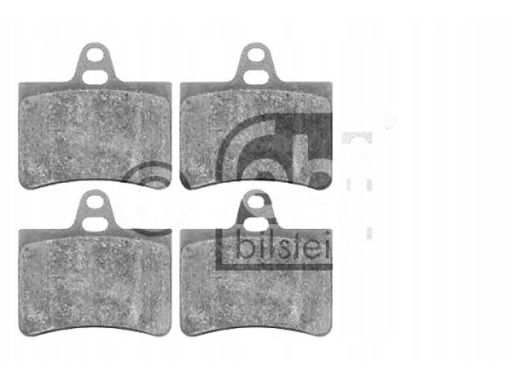 Fe16420 Klocek Hamulcowy Kpl. Tył , Pasuje Do: Citroen C5 I, C5 Ii, C5