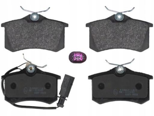 Fe16394 Klocek Hamulcowy Kpl. Tył , Pasuje Do: Ford Galaxy I, Galaxy M