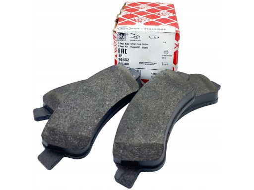 Fe16432 Klocek Hamulcowy Kpl. Przód (Z Zestawem Montażowym), Pasuje Do