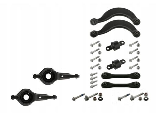 Fe38666 Zestaw Wahaczy Zawieszenia Tył Z Materiałami Dodatkowymi Pasuj