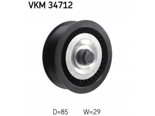 Vkm 34712 Rolka Prowadząca Pasek Wielorowkowy (Tworzywo Sztuczne) Pasu