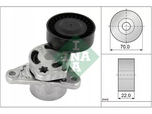 534 0709 10 Napinacz Paska Wielorowkowego Pasuje Do: Mercedes A (V177)