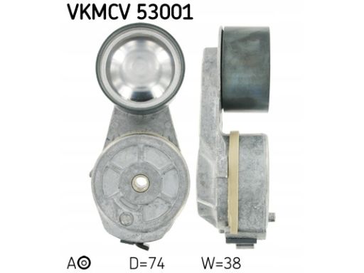 Vkmcv 53001 Napinacz Paska Wielorowkowego Pasuje Do: Rvi Kerax, Magnum