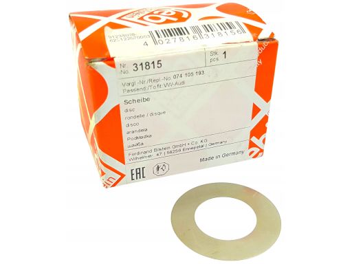 Fe31815 (19X34X0,13) Pasuje Do: Volvo 850, S70, S80 I, V70 I, V70 Ii,