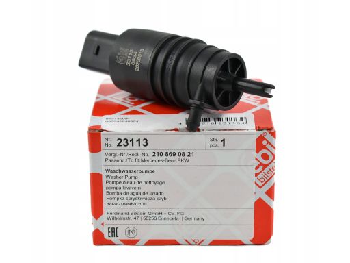 Fe23113 Pompka Spryskiwacza Przód (12V, Pompa Jednostopniowa, Szyba)