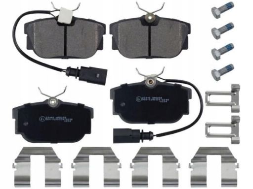 Fe16408 Klocek Hamulcowy Kpl. Tył (Z Podkładką Wytłumiającą, Z Zamkiem