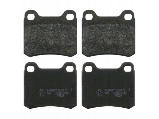 Fe16154 Klocek Hamulcowy Kpl. Tył , Pasuje Do: Mercedes 124 (C124), 12