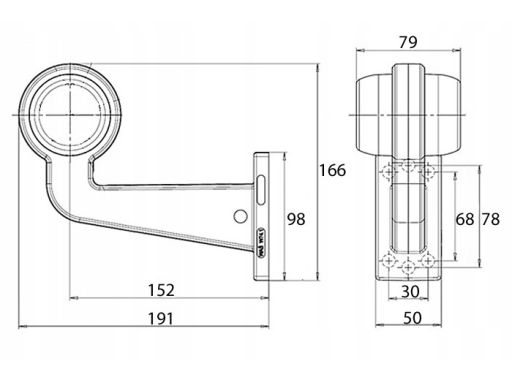808P/Ii Światło Obrysowe 808P/Ii W 74.1N Waś