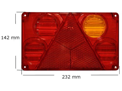 390A* Szkło Lampy Świateł Tylnych 390A W70P Waś