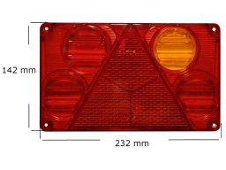390A* Szkło Lampy Świateł Tylnych 390A W70P Waś