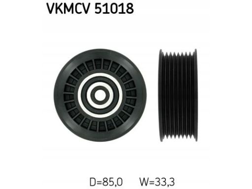 Vkmcv 51018 Rolka Prowadząca Pasek Wielorowkowy Pasuje Do: Mercedes At