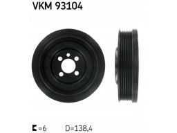 Vkm 93104 Koło Pasowe Wału Korbowego (Liczba Żeber: 6) Pasuje Do: Man