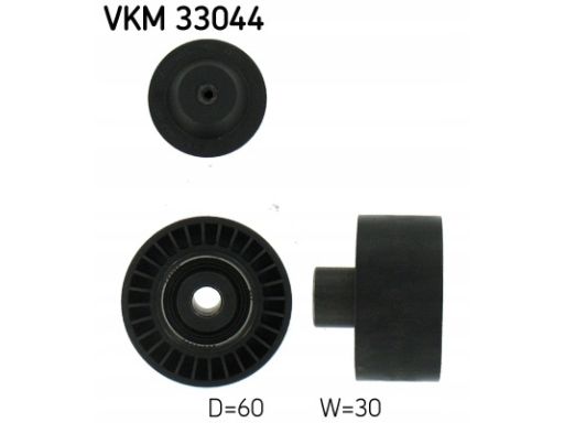 Vkm 33044 Rolka Prowadząca Pasek Wielorowkowy Pasuje Do: Citroen Berli