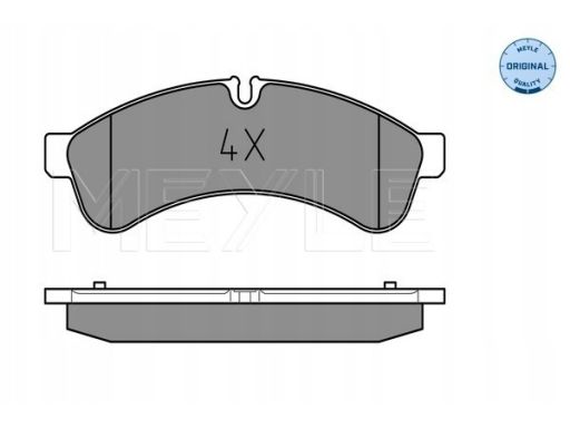 025 292 3122 Klocek Hamulcowy Kpl. Tył , Pasuje Do: Iveco Daily Iv, Da