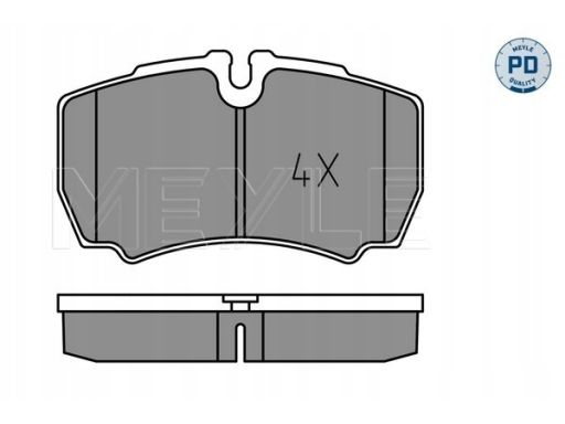 025 291 2320/Pd Klocek Hamulcowy Kpl. Tył , Pasuje Do: Ford Transit