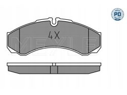 025 291 2120/Pd Klocek Hamulcowy Kpl. Przód/Tył , Pasuje Do: Iveco Dai