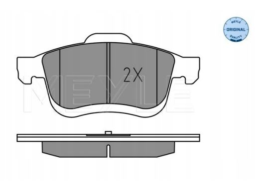 025 259 0621 Klocek Hamulcowy Kpl. Przód , Pasuje Do: Fiat 500L
