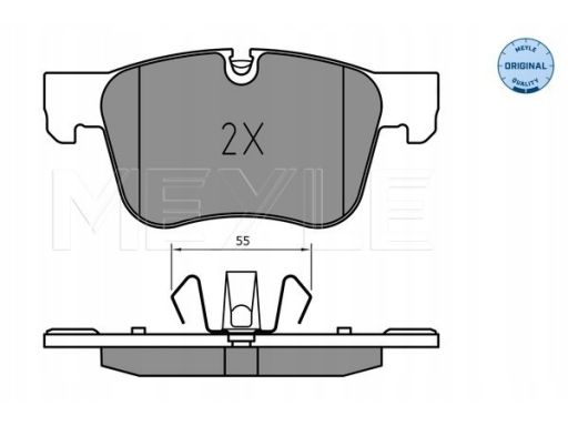 025 258 3417 Klocek Hamulcowy Kpl. Przód , Pasuje Do: Ds Ds 7, Citroen