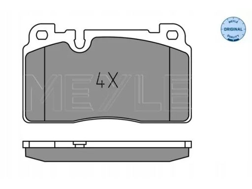 025 256 4317 Klocek Hamulcowy Kpl. Przód , Pasuje Do: Audi A6 C7, A7,