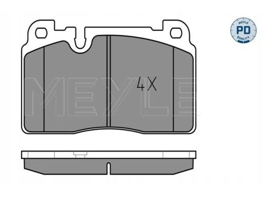 025 256 4316/Pd Klocek Hamulcowy Kpl. Przód , Pasuje Do: Audi A6 C7, A