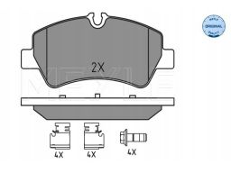 025 256 0418 Klocek Hamulcowy Kpl. Tył (Z Podkładką Wytłumiającą), Pas