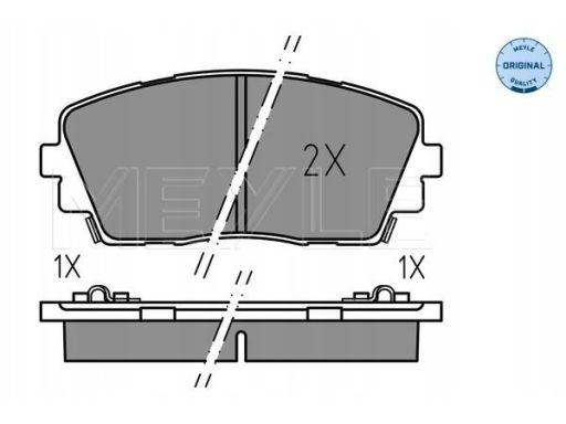 025 253 6516 Klocek Hamulcowy Kpl. Przód (Z Podkładką Wytłumiającą),