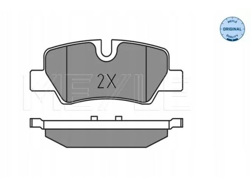 025 259 8016 Klocek Hamulcowy Kpl. Tył (Z Podkładką Wytłumiającą), Pas
