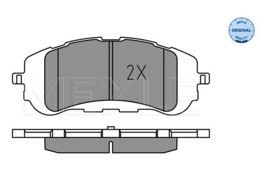 025 258 9518 Klocek Hamulcowy Kpl. Przód , Pasuje Do: Peugeot 308 Ii,