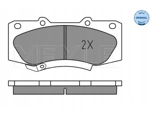 025 252 0917 Klocek Hamulcowy Kpl. Przód , Pasuje Do: Toyota Hilux Vii