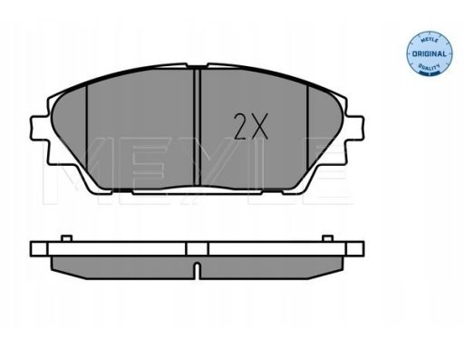 025 258 7516 Klocek Hamulcowy Kpl. Przód (Z Podkładką Wytłumiającą),