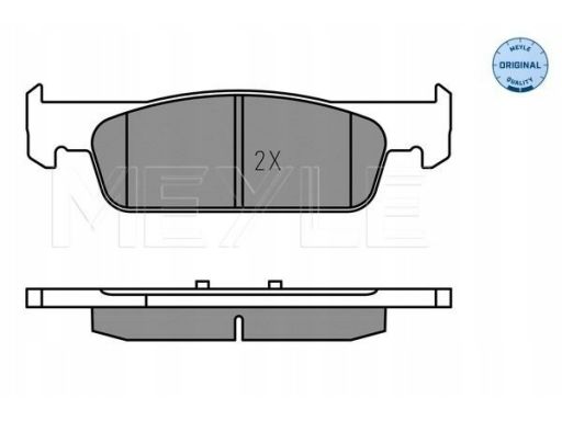 025 257 3817 Klocek Hamulcowy Kpl. Przód , Pasuje Do: Dacia Logan Ii,
