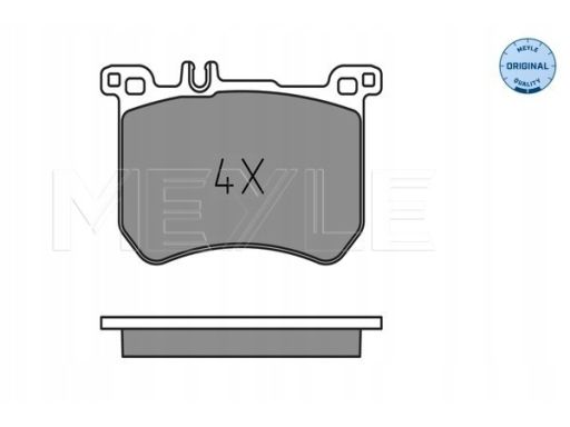 025 251 8317 Klocek Hamulcowy Kpl. Przód , Pasuje Do: Mercedes S (W222