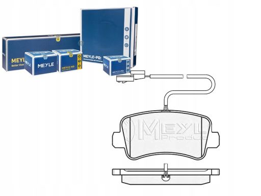 025 251 1218/Pd Klocek Hamulcowy Kpl. Tył (Z Podkładką Wytłumiającą),