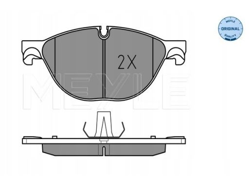 025 250 4519 Klocek Hamulcowy Kpl. Przód (Z Podkładką Wytłumiającą),