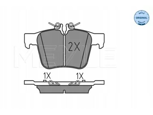 025 253 5416 Klocek Hamulcowy Kpl. Tył , Pasuje Do: Mercedes C (A205),