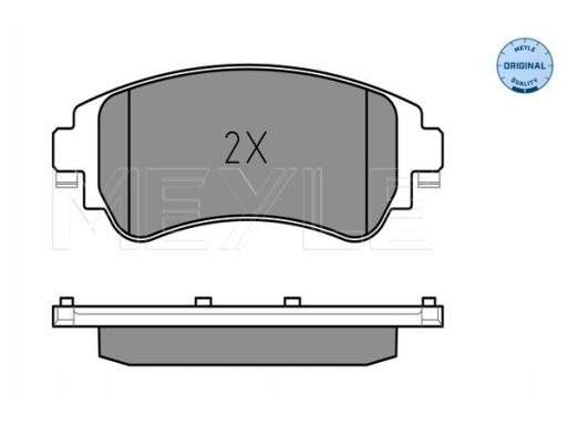 025 252 2018 Klocek Hamulcowy Kpl. Przód , Pasuje Do: Citroen C4 Ii, D