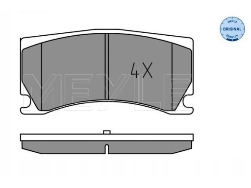 025 248 5115 Klocek Hamulcowy Kpl. Tył (Z Podkładką Wytłumiającą), Pas