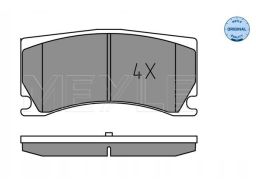 025 248 5115 Klocek Hamulcowy Kpl. Tył (Z Podkładką Wytłumiającą), Pas