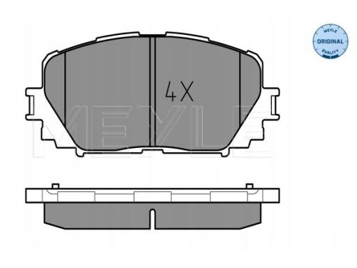 025 247 0817 Klocek Hamulcowy Kpl. Przód , Pasuje Do: Toyota Ractis, V
