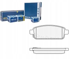 025 250 9616/W Klocek Hamulcowy Kpl. Tył (Z Dodatkami, Z Podkładką