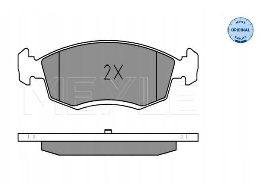 025 246 7318 Klocek Hamulcowy Kpl. Przód , Pasuje Do: Dacia Logan, Log