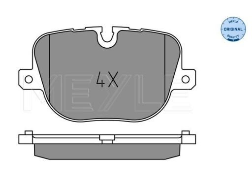 025 250 8517 Klocek Hamulcowy Kpl. Tył , Pasuje Do: Land Rover Range R