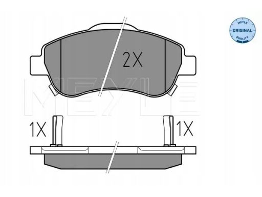 025 246 3819/W Klocek Hamulcowy Kpl. Przód , Pasuje Do: Honda Cr-V Ii,