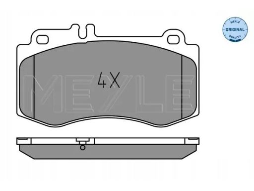 025 249 7618 Klocek Hamulcowy Kpl. Przód Brembo Pasuje Do: Mercedes Cl